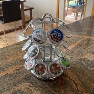 Revolving K-cup caddy.
